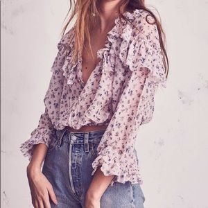 Loveshackfancy Ruffle Popover Top